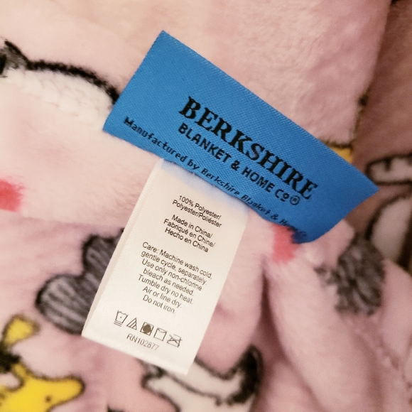 Peanuts Snoopy Valentines Day Plush Throw Blanket - Picture 7 of 7